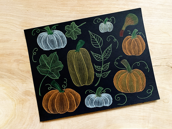 pumpkin drawing