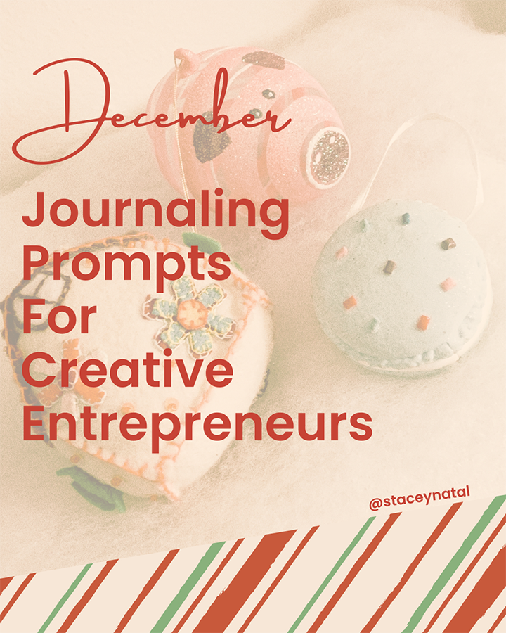 December journaling prompts for creative entrepreneurs