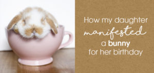 Manifesting a bunny
