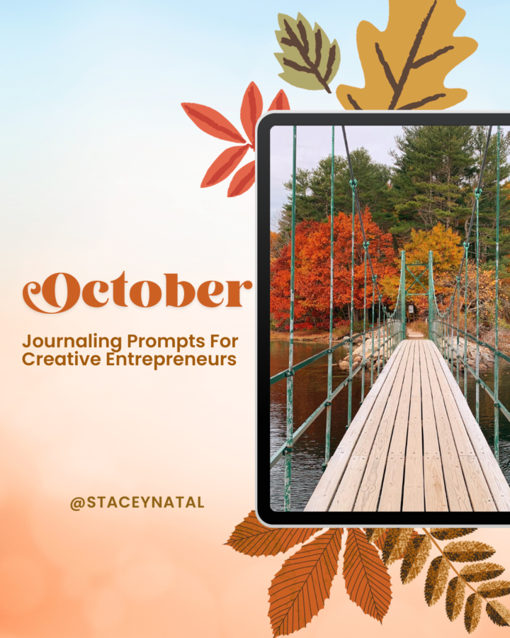 October journaling prompts for creative entrepreneurs